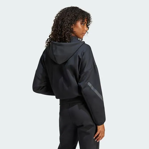 Áo Hoodie Nữ Adidas ZNE One-Way Zip-Up JE7848 Màu Đen Size XS