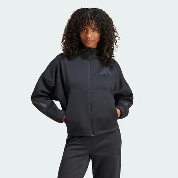 Áo Hoodie Nữ Adidas ZNE One-Way Zip-Up JE7848 Màu Đen Size XS