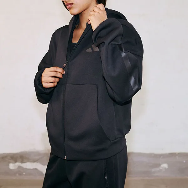 Áo Hoodie Nữ Adidas ZNE One-Way Zip-Up JE7848 Màu Đen Size XS