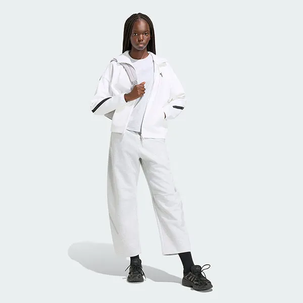 Áo Hoodie Nữ Adidas ZNE One-Way Zip-Up KF6326 Màu Trắng Size XS