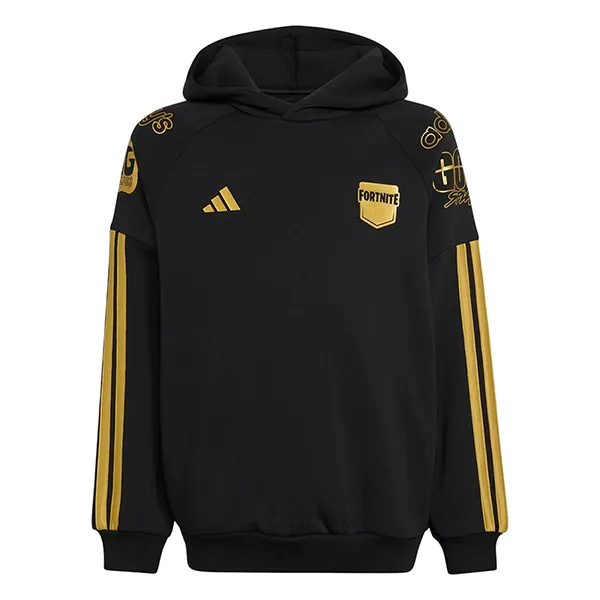 Áo Hoodie Trẻ Em Unisex Adidas Fortnite Kids Hoodie HZ0906 Màu Đen - Vàng Size 128