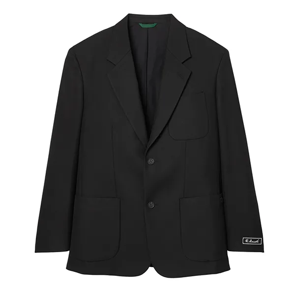 Áo Khoác Blazer Nam Lacoste Men's Relaxed Fit Blazer VH7175 031 Màu Đen Size 48