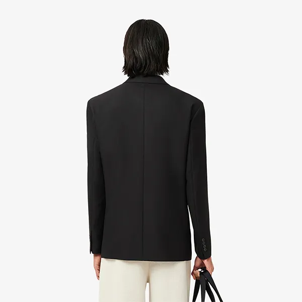 Áo Khoác Blazer Nam Lacoste Men's Relaxed Fit Blazer VH7175 031 Màu Đen Size 48