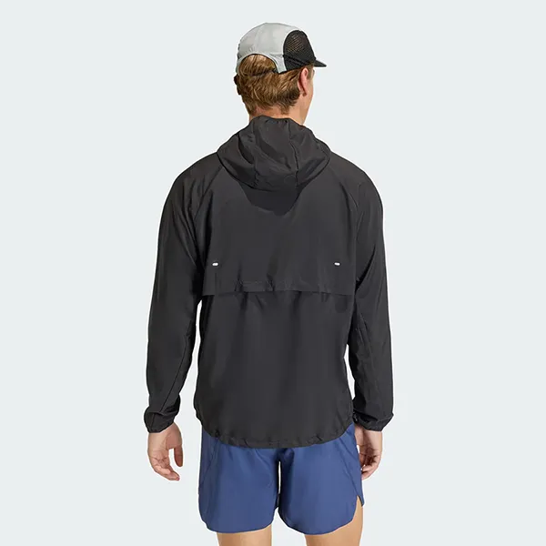 Áo Khoác Gió Nam Adidas adi365 Running Essentials Jacket JZ7782 Màu Đen Size S