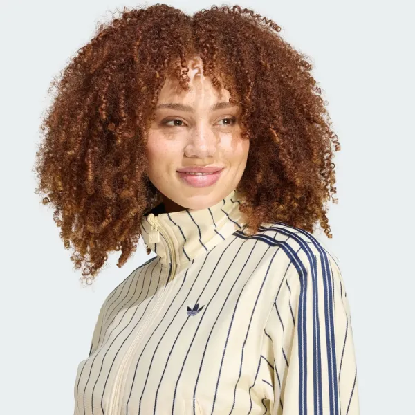 Áo Khoác Hai Mặt Nữ Adidas Firebird Reversible Track Top KR7031 Màu Kem Size XS