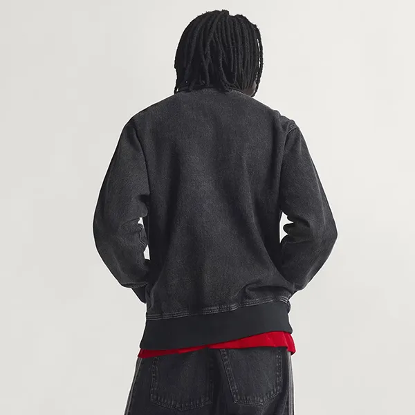 Áo Khoác Nam Adidas Adicolor Denim Firebird Track Top KD1516 Màu Đen Size XS