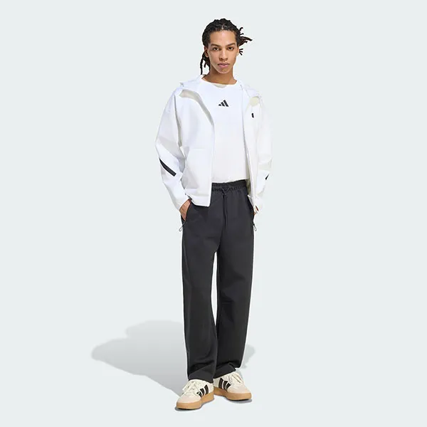 Áo Khoác Nam Adidas ZNE Track Top With Vertical Zipper KF6439 Màu Trắng Size XS