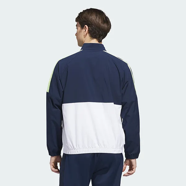 Áo Khoác Nam Adidas Beyond Twistweaver Windbreaker With Zipper KG9102 Màu Xanh Trắng Size M