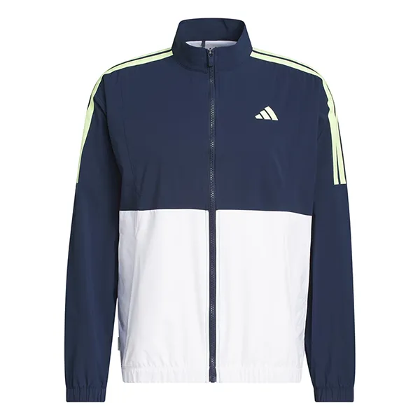 Áo Khoác Nam Adidas Beyond Twistweaver Windbreaker With Zipper KG9102 Màu Xanh Trắng Size M