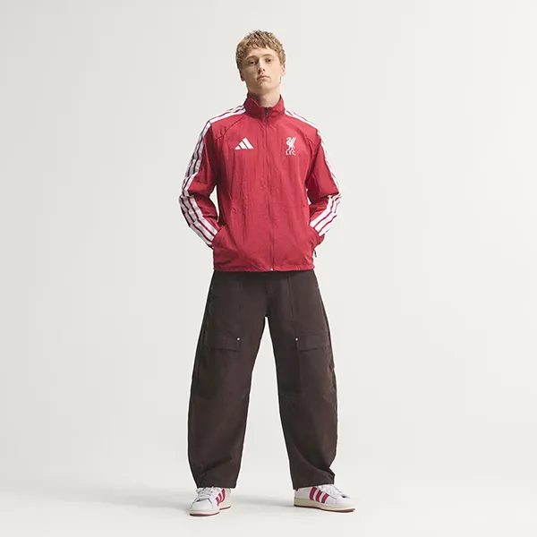 Áo Khoác Nam Adidas Men Anthem Home Football Jacket Liverpool FC KV6736 Màu Đỏ Size M