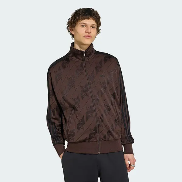 Áo Khoác Nam Adidas Monogram Firebird Aurora Coffee IA4536 Màu Nâu Size XS