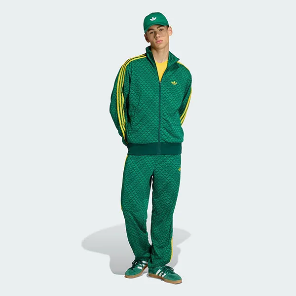 Áo Khoác Nam Adidas Monogram Oversized Track Top Firebird KD0382 Màu Xanh Lá Size S