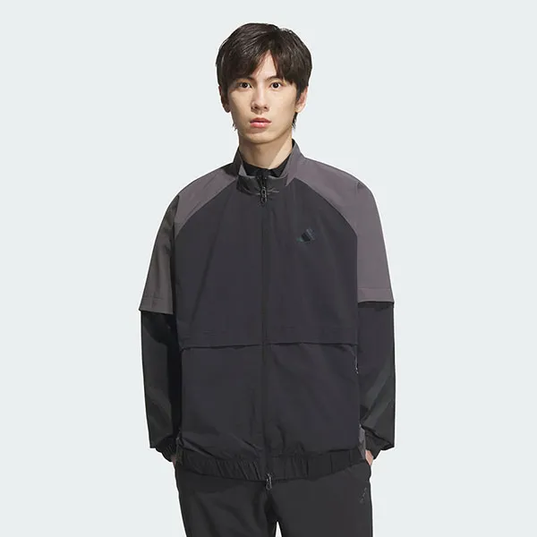 Áo Khoác Nam Adidas Track Jacket With Zipper JN1252 Màu Đen Size M