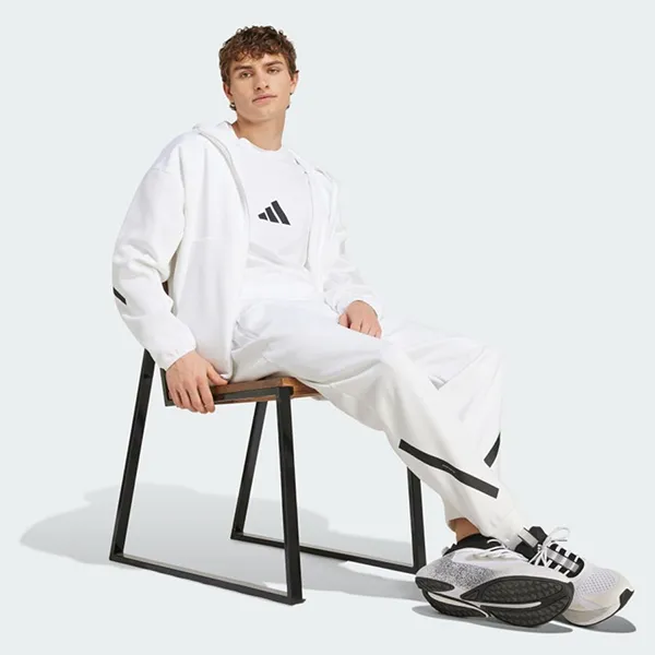 Áo Khoác Nam Adidas Z.N.E. Full-Zip Hooded Track Jacket JF2443 Màu Trắng Size M