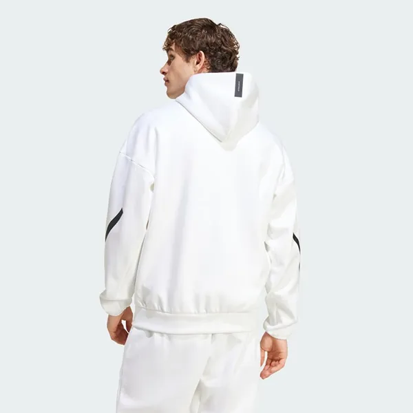 Áo Khoác Nam Adidas Z.N.E. Full-Zip Hooded Track Jacket JF2443 Màu Trắng Size M