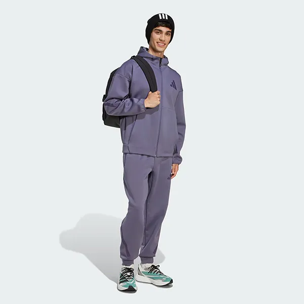 Áo Khoác Nam Adidas Z.N.E. Full-Zip Hooded Track Jacket JW4719 Màu Tím Size XS