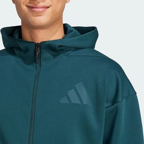 Áo Khoác Nam Adidas Z.N.E. Full-Zip Hooded Track Jacket KB3709 Màu Xanh Đậm Size S
