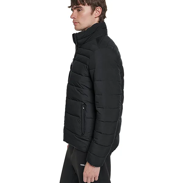 Áo Khoác Nam Karl Lagerfeld Lightweight Puffer Jacket C0332 - BLK Màu Đen Size S