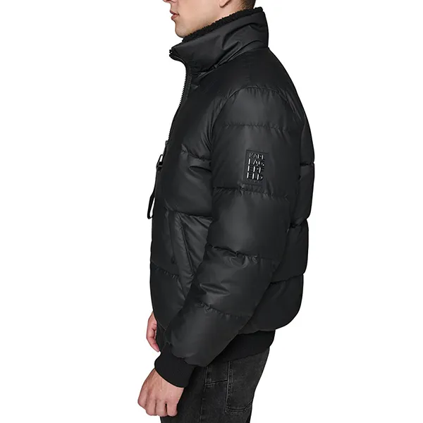 Áo Khoác Nam Karl Lagerfeld Lightweight Puffer Jacket C0394 - BLK Màu Đen Size M