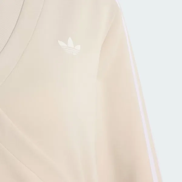 Áo Khoác Nữ Adidas Adiluna Season 2 Wrap-Around SST Track Top LD4964 Màu Be Size XS