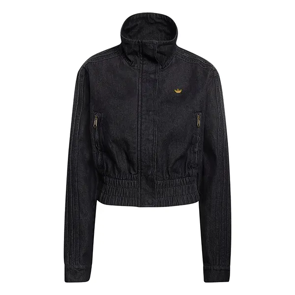 Áo Khoác Nữ Adidas Denim Tracktop KD3918 Màu Đen Size XS