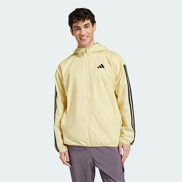 Áo Khoác Nữ Adidas Essentials 3-Stripes Windbreaker IM7847 Màu Vàng Chanh Size M