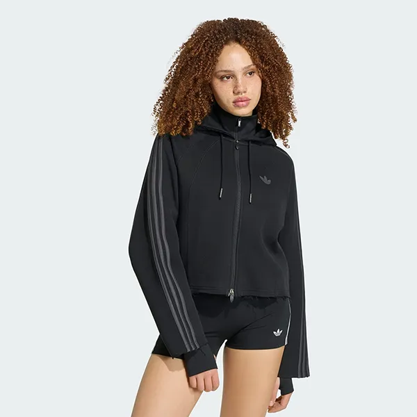 Áo Khoác Nữ Adidas SST 2.0 Cropped Hoodie KT1776 Màu Đen Size S