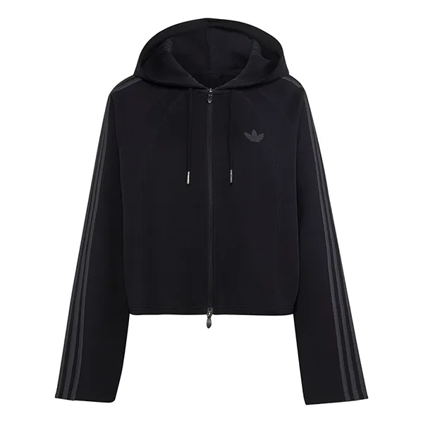 Áo Khoác Nữ Adidas SST 2.0 Cropped Hoodie KT1776 Màu Đen Size S