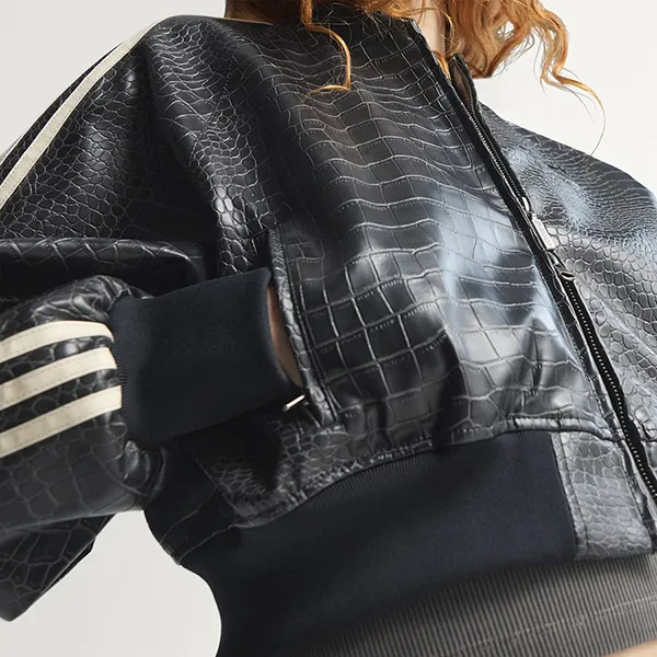 Áo Khoác Nữ Adidas SST Faux Leather Jacket KE5035 Màu Đen Size S