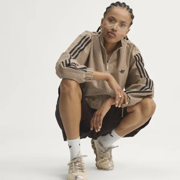 Áo Khoác Nữ Adidas Striped Track Top LE8307 Màu Be Size XS