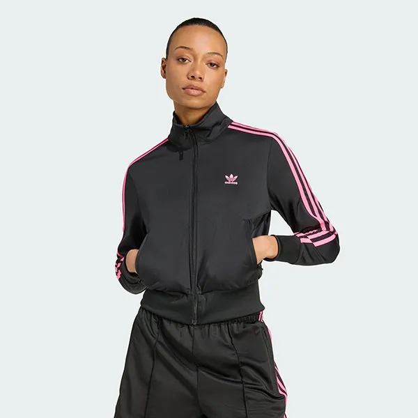 Áo Khoác Nữ Adidas Track Top Firebird Classics Adicolor JX1483 Màu Đen - Hồng Size S