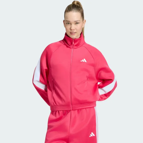 Áo Khoác Nữ Adidas Track Top Stadium KR5312 Màu Hồng Size 2XS