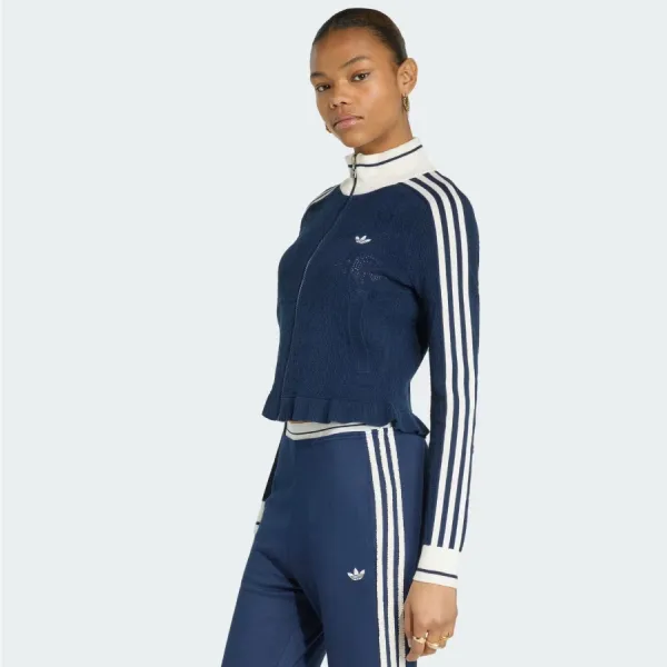 Áo Khoác Nữ Adidas Women's Sports Track Top KX6883 Màu Xanh Navy Size S