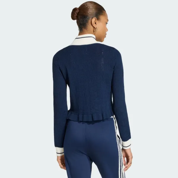 Áo Khoác Nữ Adidas Women's Sports Track Top KX6883 Màu Xanh Navy Size S