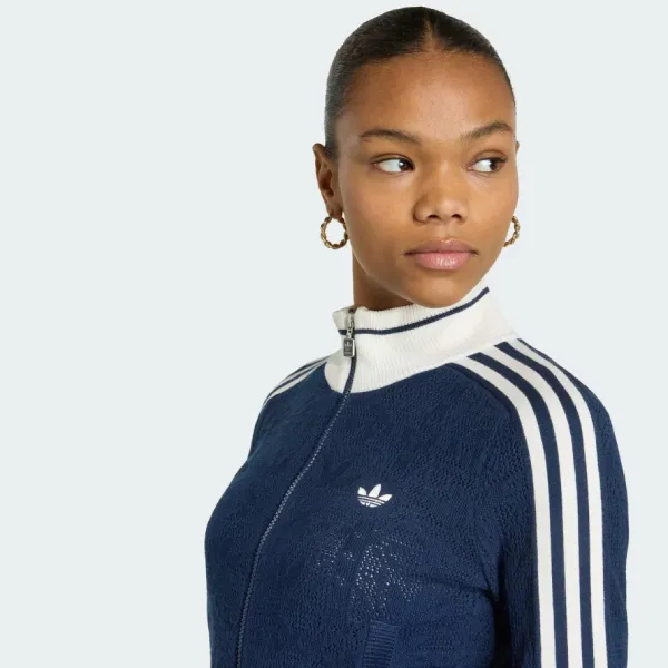 Áo Khoác Nữ Adidas Women's Sports Track Top KX6883 Màu Xanh Navy Size S