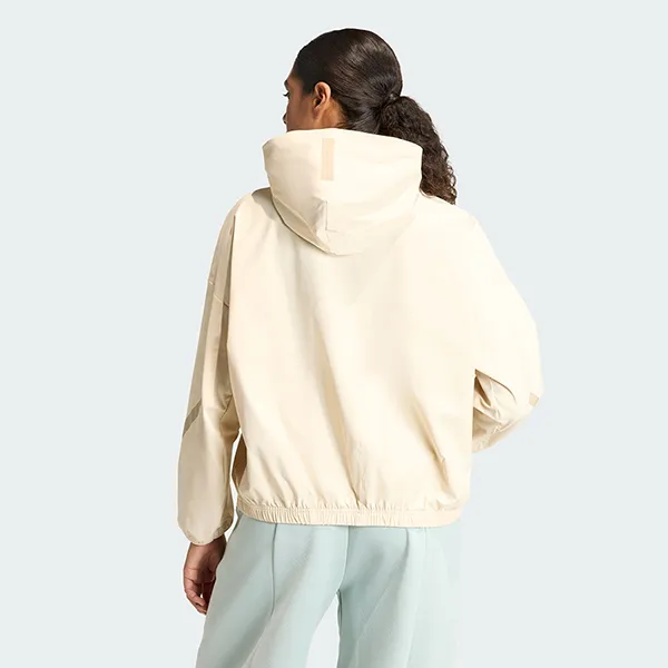 Áo Khoác Nữ Adidas ZNE Track Top Knitted Shirt KD8473 Màu Kem Size XS