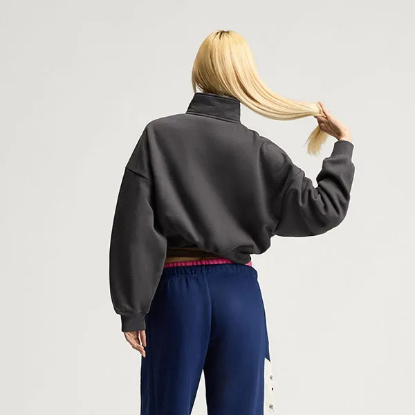 Áo Nỉ Nữ Adidas Signature NY Crewneck Sweatshirt LD1668 Warm Vanilla Màu Đen Trắng Size XS
