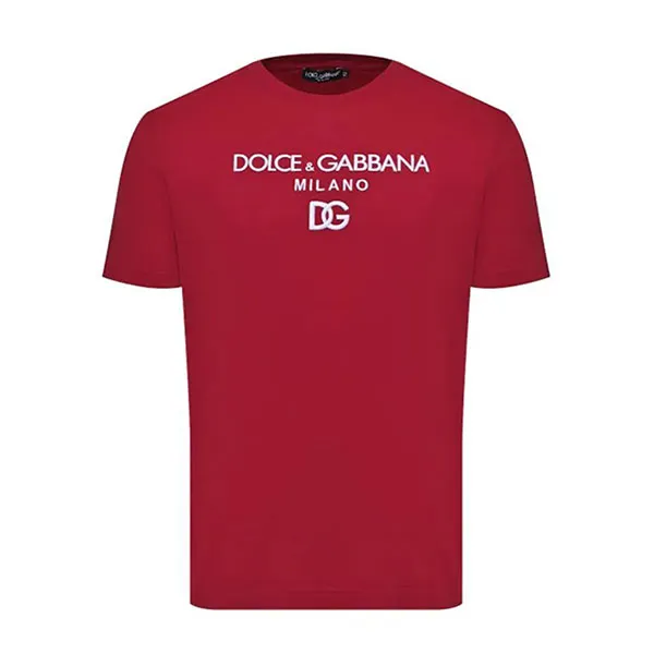Áo Phông Nam Dolce & Gabbana D&G Milano Màu Đỏ Size 44