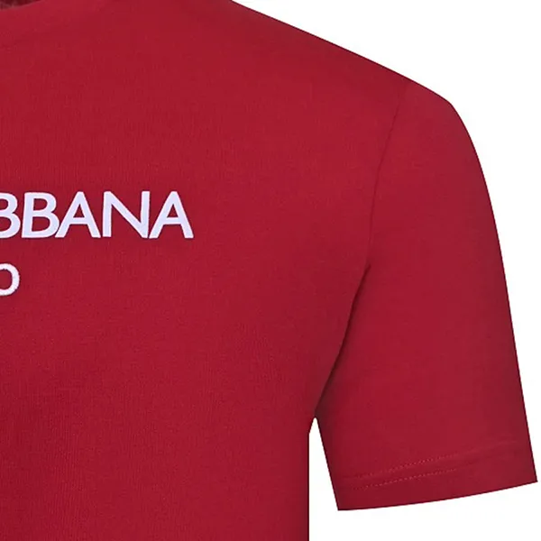 Áo Phông Nam Dolce & Gabbana D&G T-Shirt G8NC5Z G7B9X Màu Đỏ Size 44