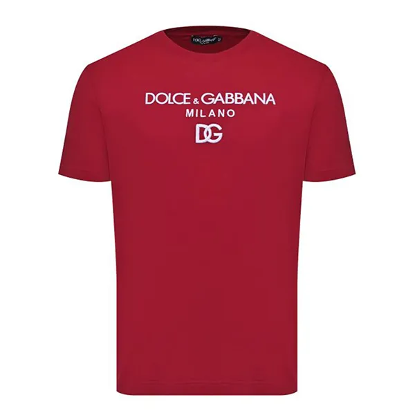 Áo Phông Nam Dolce & Gabbana D&G T-Shirt G8NC5Z G7B9X Màu Đỏ Size 44