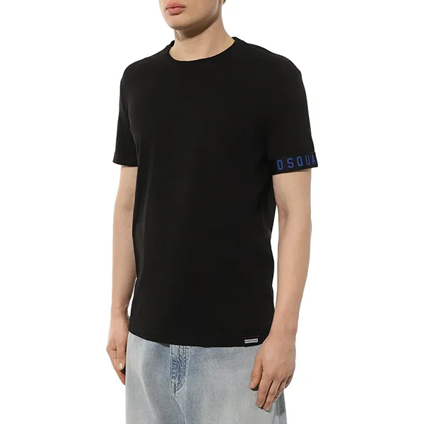 Áo Phông Nam Dsquared2 T-Shirt Màu Đen Size S