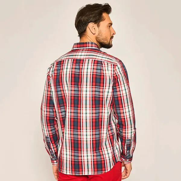 Áo Sơ Mi Dài Tay Nam Lacoste Regular Fit Shirt CH8444 - LYA Phối Màu Size 42