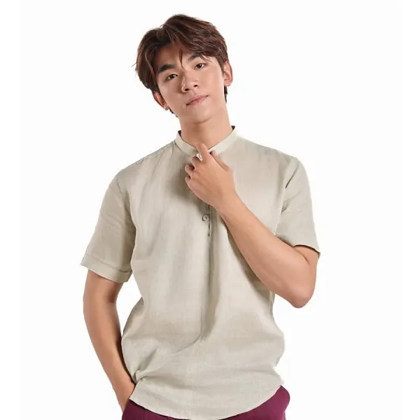 Áo Sơ Mi Nam F2 Fashion & Freedom SMMN021-BE-S-1022 Màu Be Size S