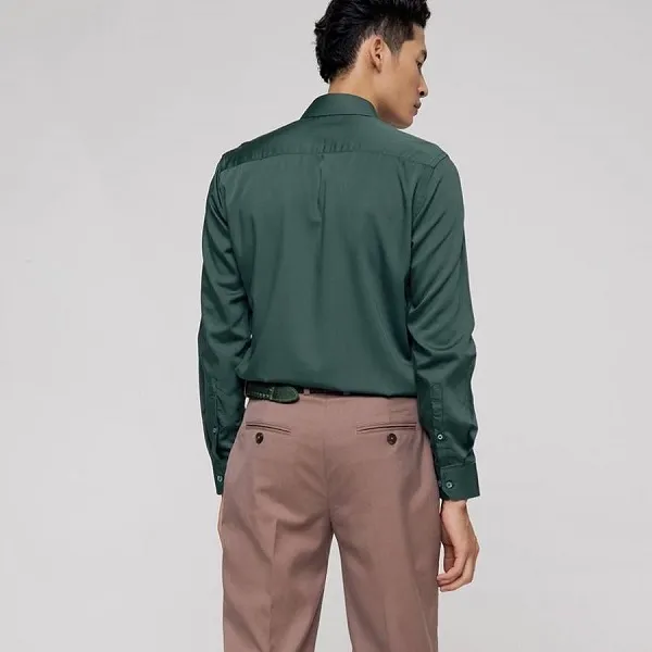 Áo Sơ Mi Nam F2 Fashion & Freedom SMM199-VC-M-0820 Màu Xanh Size M