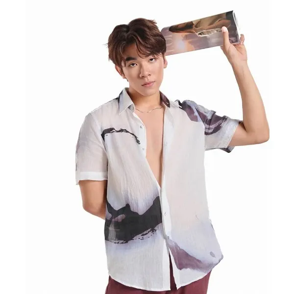 Áo Sơ Mi Nam F2 Fashion & Freedom SMMN030-THT-S-0724 Màu Trắng Size S