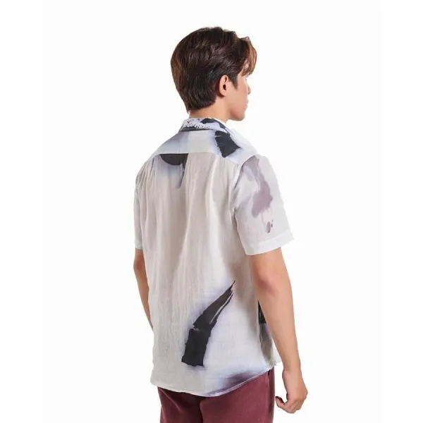 Áo Sơ Mi Nam F2 Fashion & Freedom SMMN030-THT-S-0724 Màu Trắng Size S