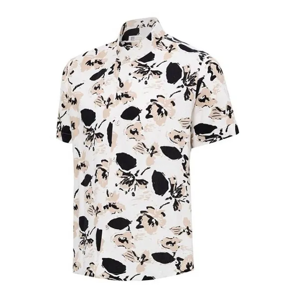Áo Sơ Mi Nam F2 Fashion & Freedom SMMN031-NH-S-0724 Màu Nâu Hoa Size S