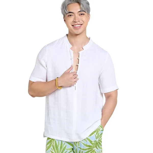 Áo Sơ Mi Nam F2 Fashion & Freedom SMMN032-T-S-0824 Màu Trắng Size S
