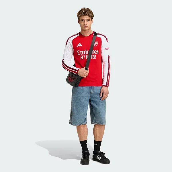 Áo Thun Dài Tay Nam Adidas Arsenal FC 26/27 T-Shirt KB9950 Màu Đỏ Size S