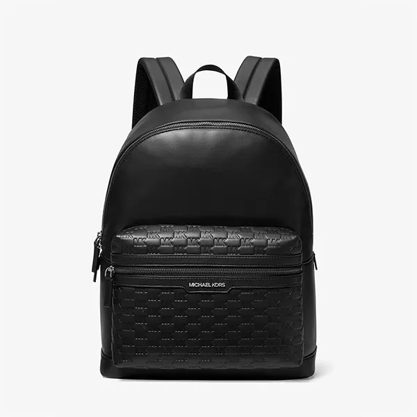 Balo Michael Kors MK Outlet Cooper Logo Embossed Backpack 37S5LCOB2U Màu Đen